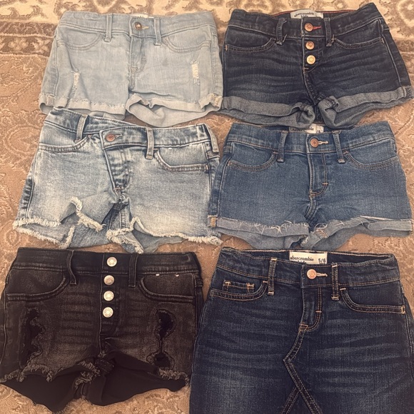 abercrombie kids Other - Abercrombie Kids Denim Shorts in Blue and Black